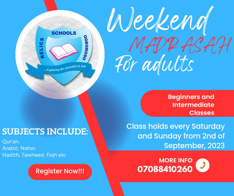Weekend Adult Madrasah